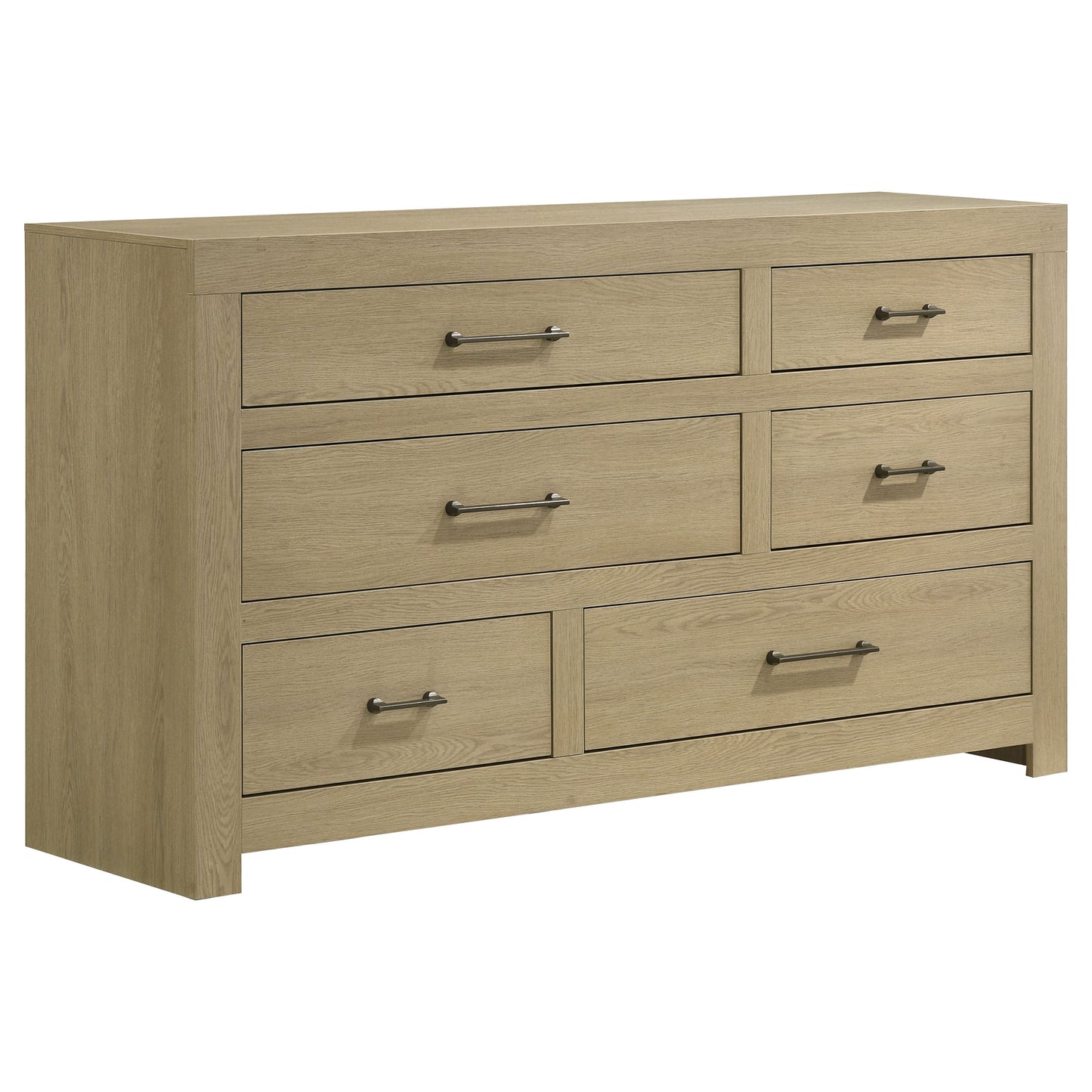 Hendricks 5-piece Eastern King Bedroom Set Light Oak