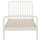 Jones Wood Twin Open Frame Bed White