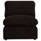 Collins Modular Armless Chair Chocolate Brown