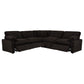 Collins 5-piece Modular Power Reclining Sectional Chocolate Brown