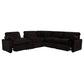 Collins 6-piece Modular Power Reclining Sectional Chocolate Brown