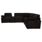 Collins 6-piece Modular Power Reclining Sectional Chocolate Brown