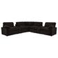 Collins 7-piece Modular Power Reclining Sectional Chocolate Brown