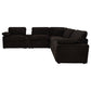 Collins 7-piece Modular Power Reclining Sectional Chocolate Brown