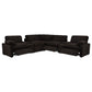 Collins 7-piece Modular Power Reclining Sectional Chocolate Brown