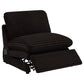 Collins 5-Piece Power Reclining Home Theater Seating Chocolate Brown