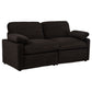 Collins Modular Power Loveseat Chocolate Brown
