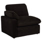 Collins Modular Power Loveseat Chocolate Brown