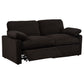 Collins Modular Power Loveseat Chocolate Brown