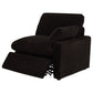 Collins Modular Power Loveseat Chocolate Brown