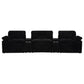 Collins 5-Piece Power Reclining Home Theater Seating Black