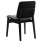 Hamlyn 5-piece Round Wood Dining Set Grey and Black