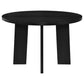 Strouse 5-piece Dining Set Cream and Black