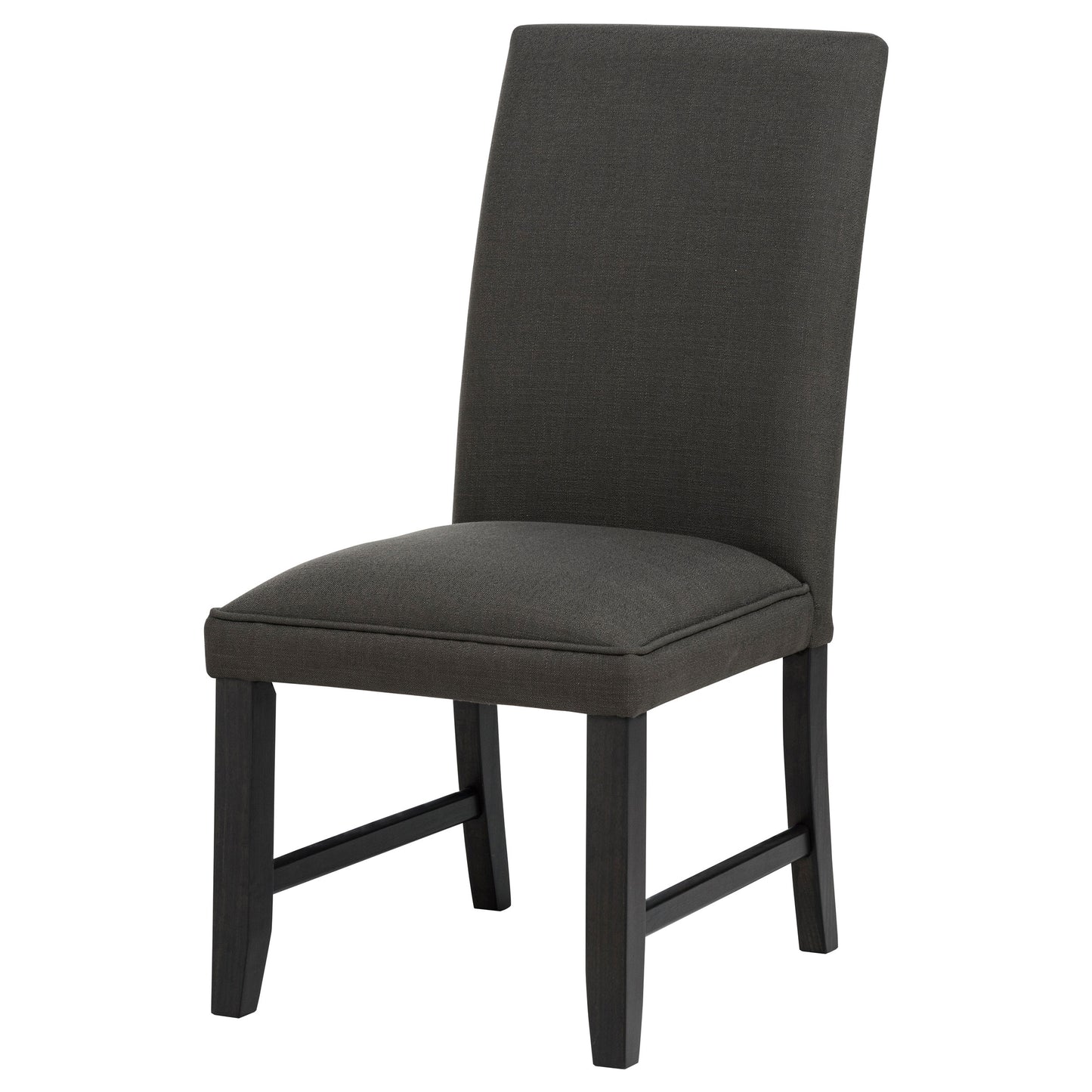 Berning Fabric Upholstered Parson Side Chair Charcoal (Set of 2)