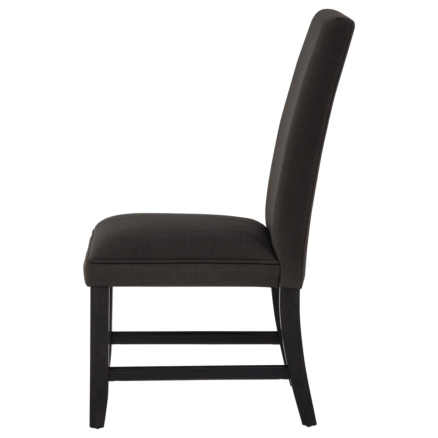 Berning Fabric Upholstered Parson Side Chair Charcoal (Set of 2)