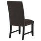 Berning Fabric Upholstered Parson Side Chair Charcoal (Set of 2)