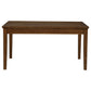 Atwood 5-piece Rectangular Wood Dining Set Warm Brown