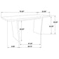 Decker 7-piece 70-inch Counter Height Dining Set Cream and Walnut