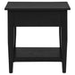 Lindenton 1-drawer Wood Occasional Side End Table Black