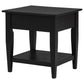 Lindenton 1-drawer Wood Occasional Side End Table Black