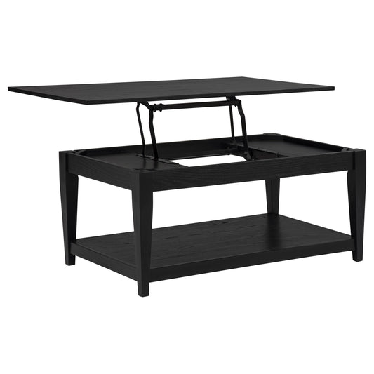 Lindenton Lift-Top Occasional Cocktail Coffee Table Black