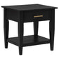 Lindenton 2-piece Wood Lift-Top Coffee and End Table Set Black