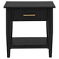 Lindenton 2-piece Wood Lift-Top Coffee and End Table Set Black