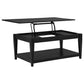 Lindenton 2-piece Wood Lift-Top Coffee and End Table Set Black