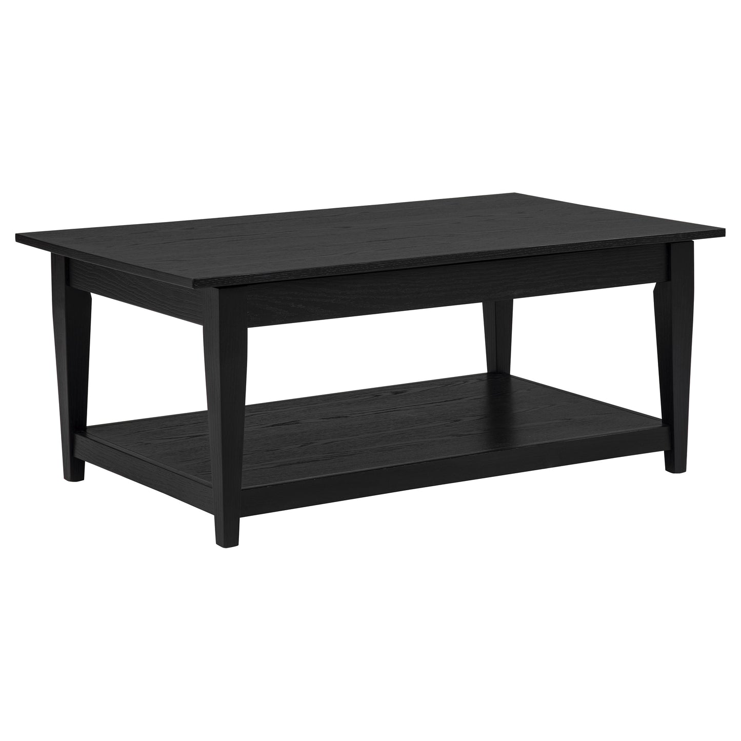 Lindenton 3-piece Wood Lift-Top Coffee and End Table Set Black