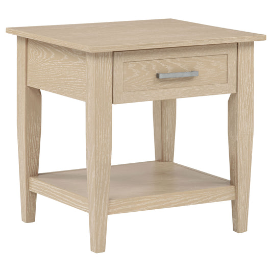 Lindenton 1-drawer Wood Occasional Side End Table Blonde