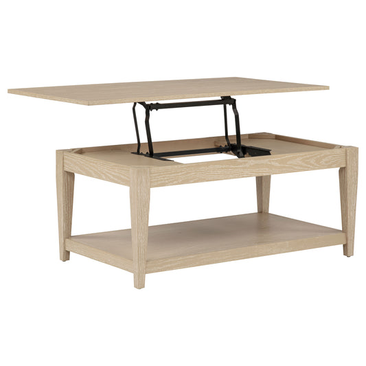 Lindenton Lift-Top Occasional Cocktail Coffee Table Blonde