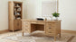 Vermes 72-inch 2-door Home Office Cabinet Bookcase Light Ash
