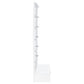 Spector 1-drawer Lighted Full-Length Floor Mirror White High Gloss