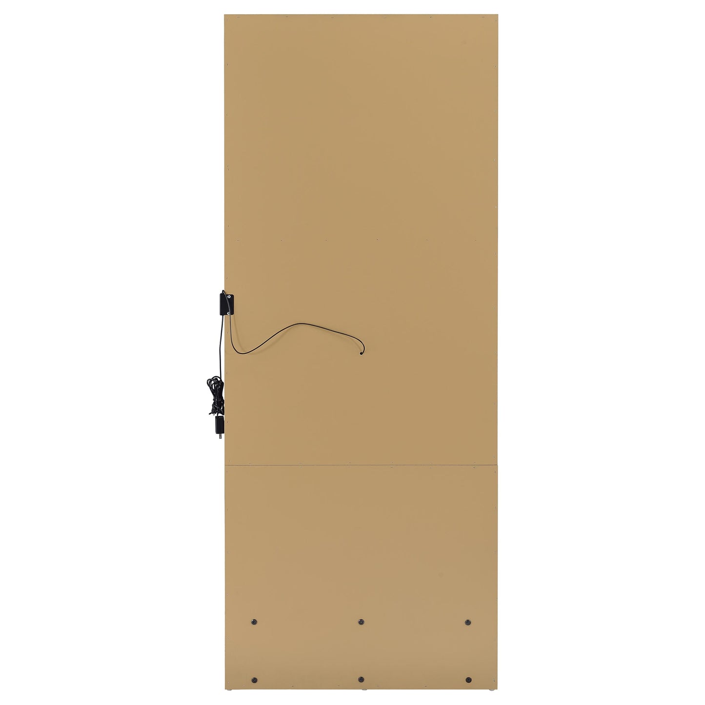 Spector 1-drawer Lighted Full-Length Floor Mirror Mango