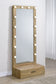 Spector 1-drawer Lighted Full-Length Floor Mirror Mango