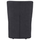 Jaelynn Upholstered Dining Side Chair Charcoal (Set of 2)