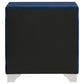 Melody Upholstered 2-drawer Nightstand Pacific Blue