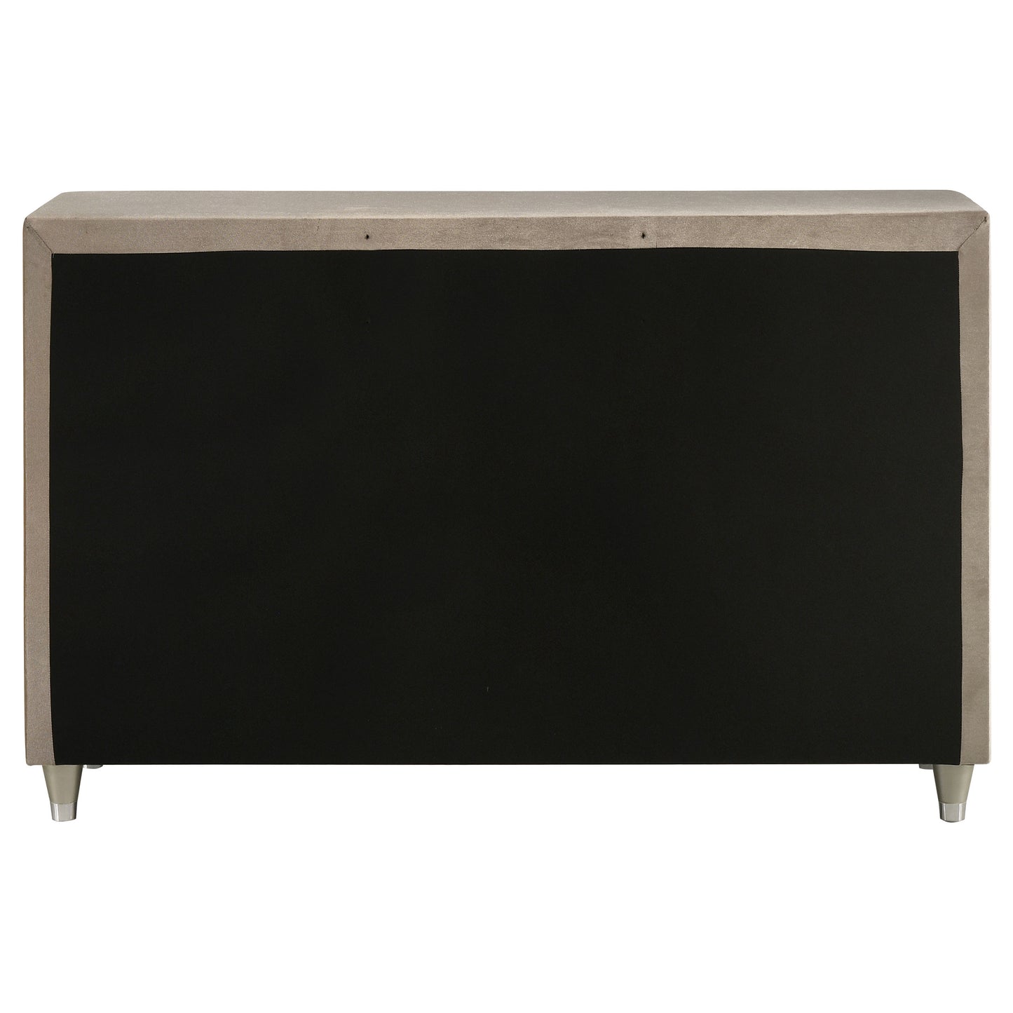 Antonella 7-drawer Upholstered Dresser Ivory and Camel
