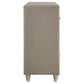 Antonella 7-drawer Upholstered Dresser Ivory and Camel