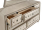 Antonella 7-drawer Upholstered Dresser Ivory and Camel