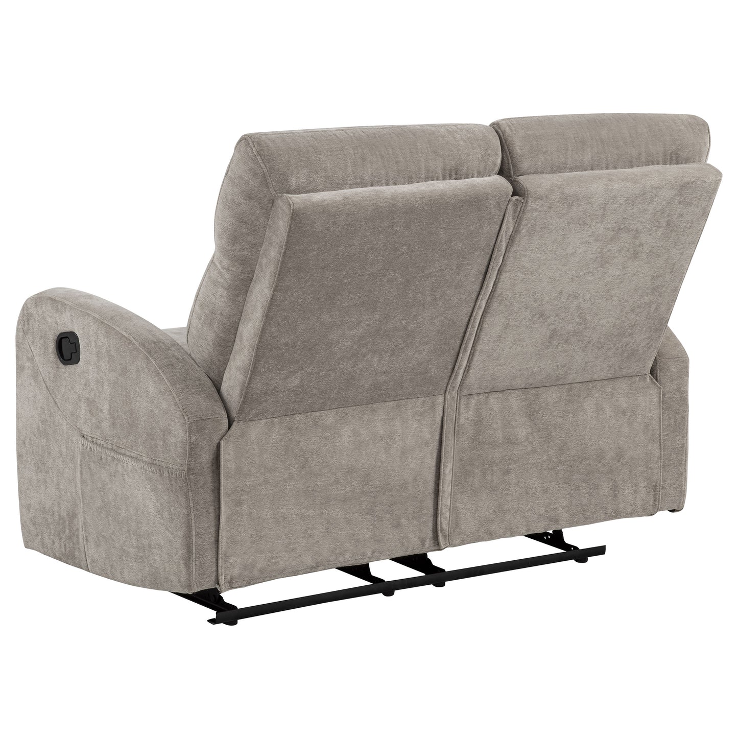 Hamilton 2-piece Chenille Manual Reclining Sofa Set Sand