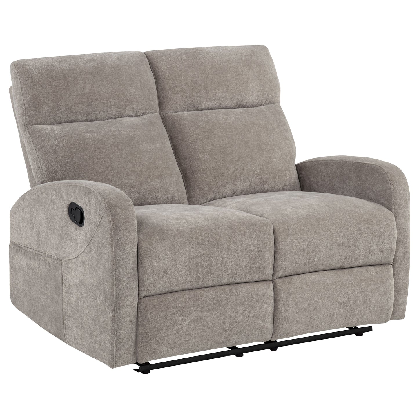 Hamilton Chenille Manual Reclining Loveseat Sand