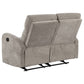 Hamilton Chenille Manual Reclining Loveseat Sand