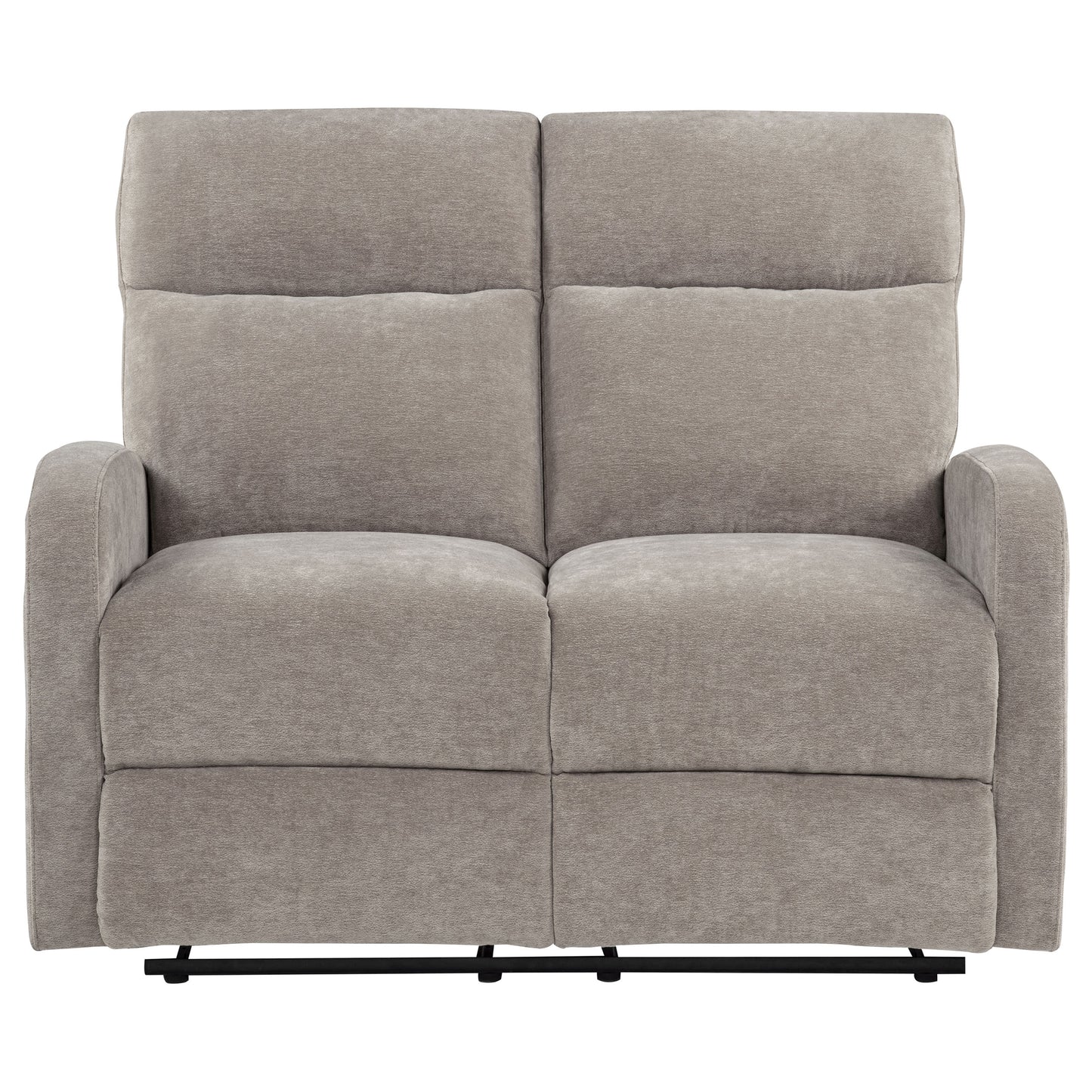 Hamilton Chenille Manual Reclining Loveseat Sand
