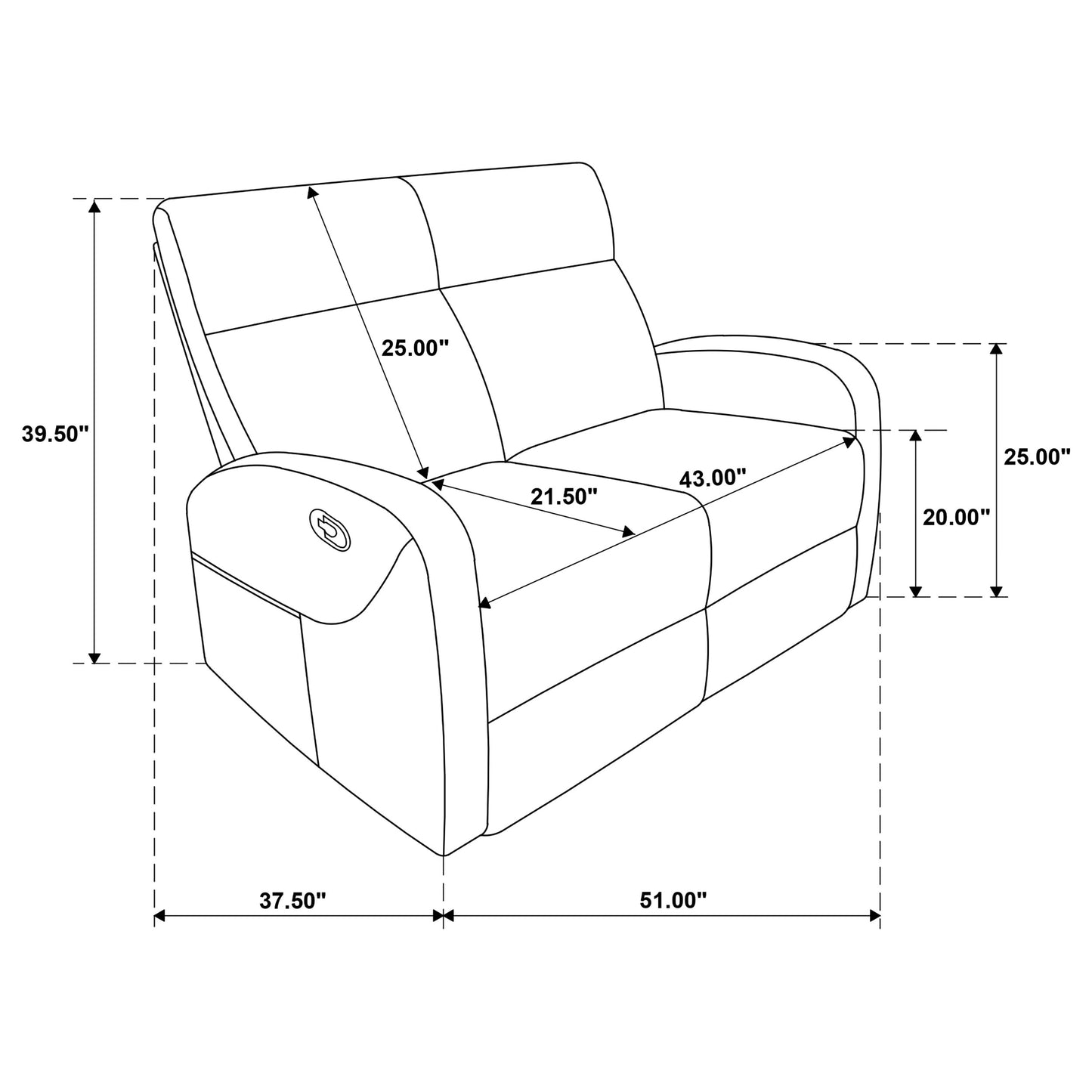 Hamilton Chenille Manual Reclining Loveseat Sand
