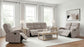 Hamilton Chenille Manual Reclining Loveseat Sand