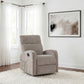 Hamilton Chenille Manual Recliner Sand