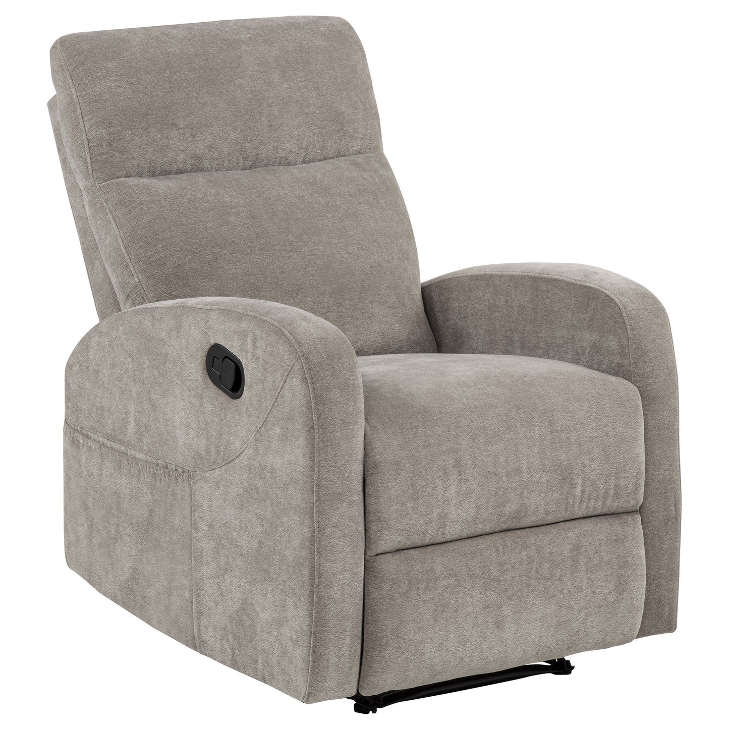 Hamilton Chenille Manual Recliner Sand