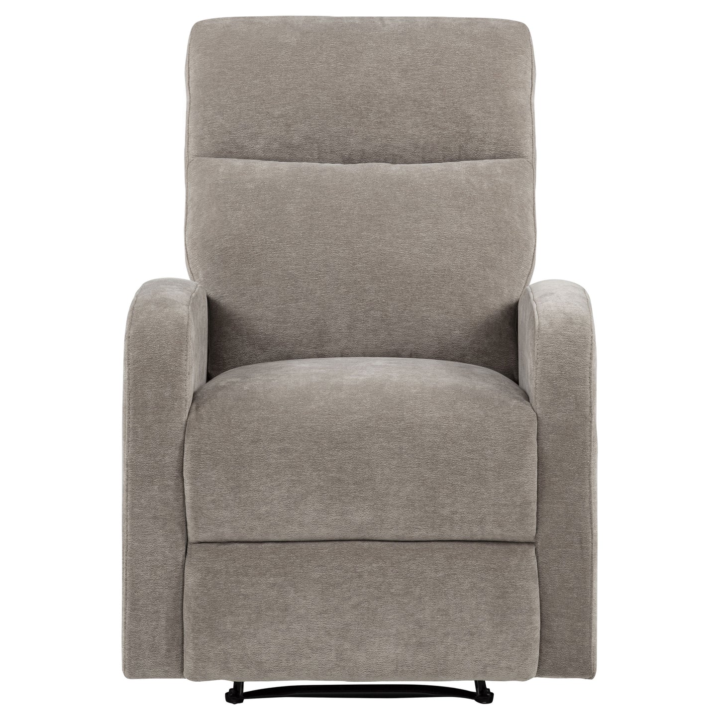 Hamilton Chenille Manual Recliner Sand