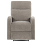 Hamilton Chenille Manual Recliner Sand